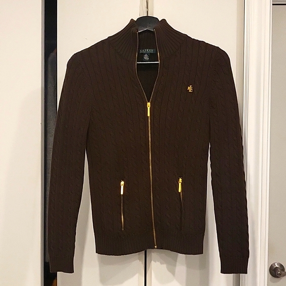 Ralph Lauren Zip-Up Sweater - Picture 1 of 4